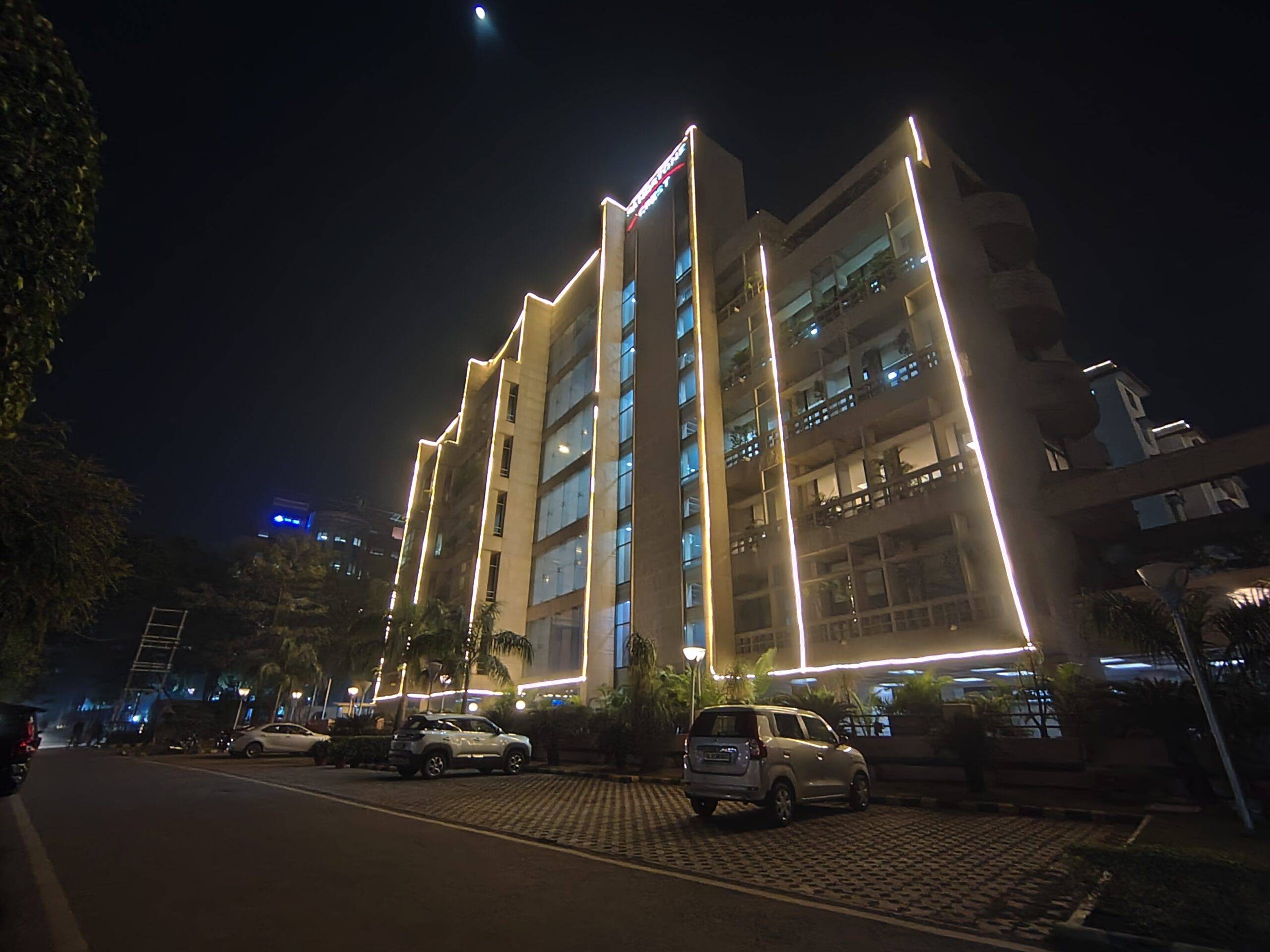 Moto G57 Power night shot ultrawide