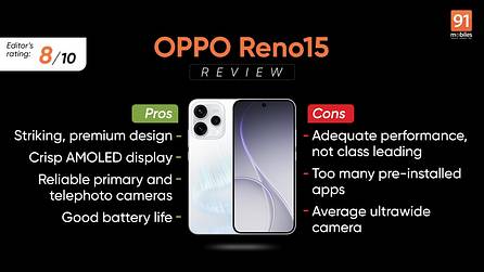 OPPO Reno 15 review: stylishly designed for camera enthusiasts