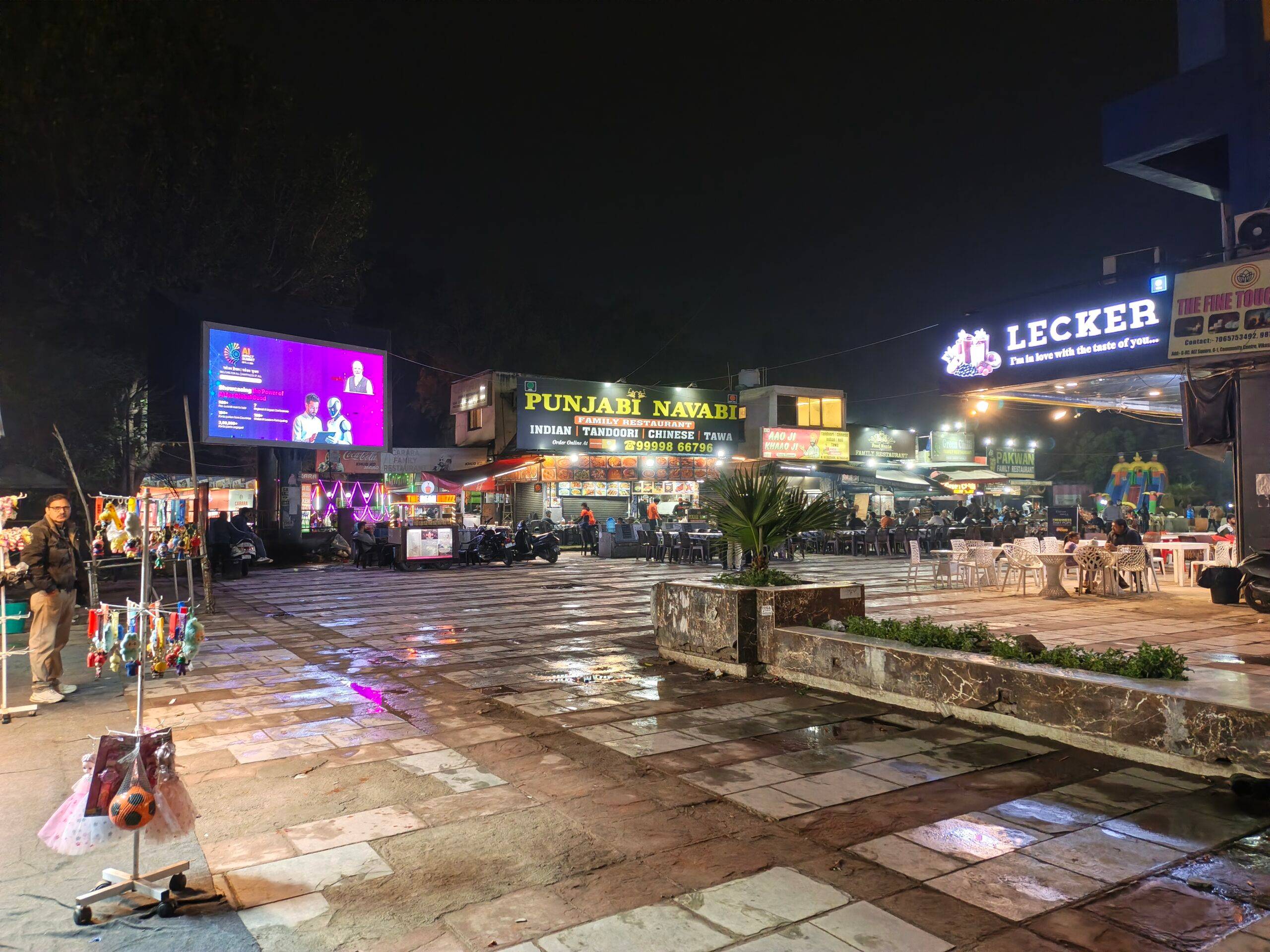 Infinix Note Edge night camera sample