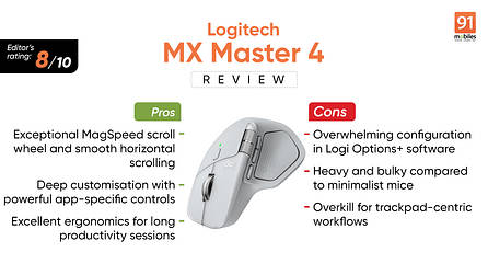 Logitech MX Master 4 review: A productivity powerhouse that may be too smart for its own good