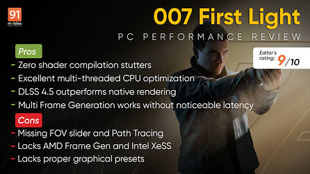 007 First Light PC Performance Review: License to thrill