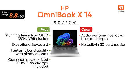 HP OmniBook X 14 Review: The Freelancer`s Dream Machine Merges Brawn with Beauty