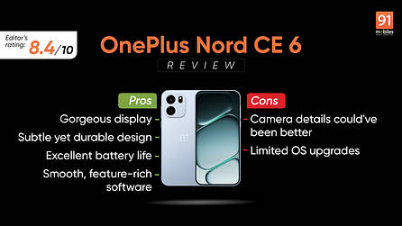 OnePlus Nord CE 6 review: almost the complete package under Rs 30,000