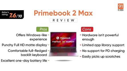 Primebook 2 Max review: A step in the right direction
