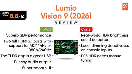 Lumio Vision 9 65-inch (2026) Review: The Mini-LED maestro strikes again!