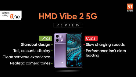 HMD Vibe 2 5G review: a 5G budget option that stands out with its design