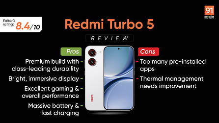 Redmi Turbo 5 review: power user`s delight