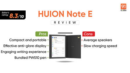 HUION Note E review: tailor-made for professionals