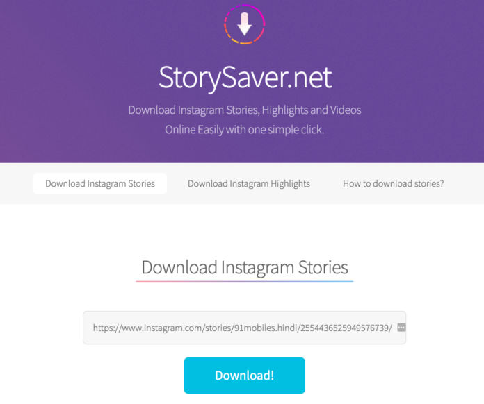How To Download Instagram Story And Video 