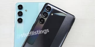 Samsung Galaxy M55s மொபைலின் படங்கள், விவரக்குறிப்புகள் கசிந்துள்ளன.