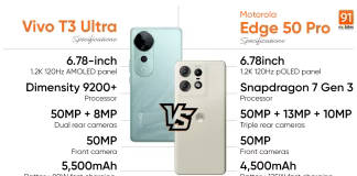 Vivo T3 Ultra Vs Motorola Edge 50 Pro – எது பெஸ்ட்?