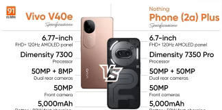 Vivo V40e Vs Nothing Phone (2a) Plus – எது பெஸ்ட்? – முழுமையான ஒப்பீடு.