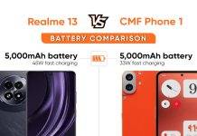 Realme 13 vs CMF Phone 1: ఏది ఎక్కువ బ్యాటరీ లైఫ్ ఇస్తుంది?