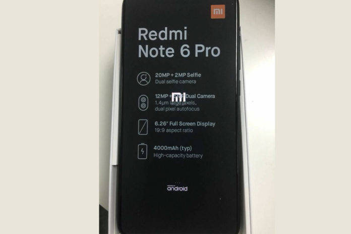 redmi note 6 pro