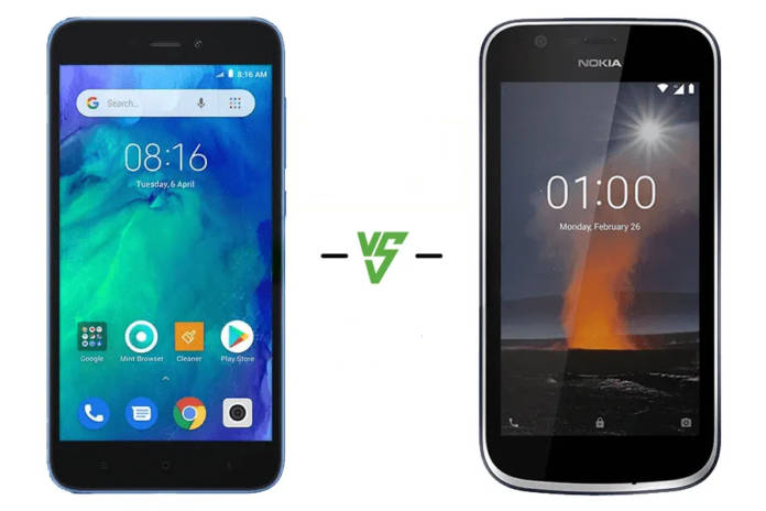 Redmi Go Vs Nokia 1