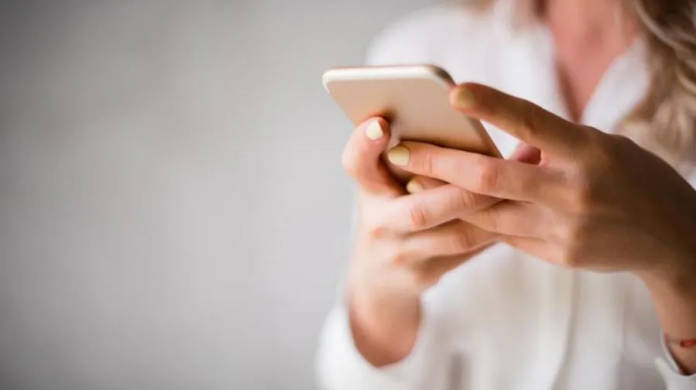 Girl with phone