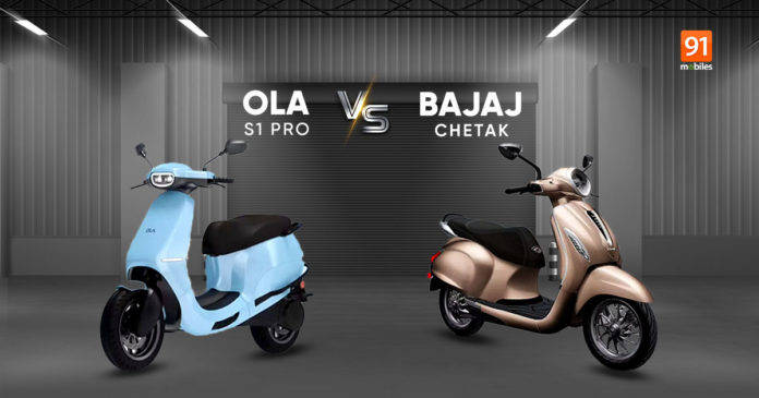 Ola-s1-pro-vs-Bjaj-chetak