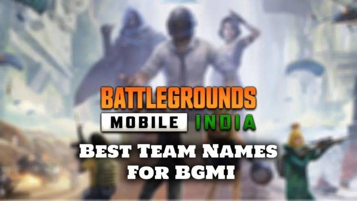Best-Name-For-BGMI-Team