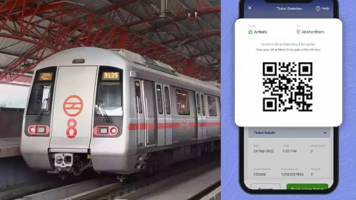 delhi metro ticket by smartphone 1