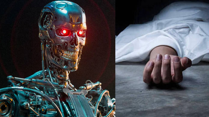 human killed by robot