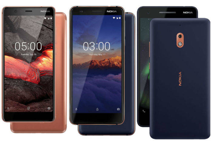 Nokia 5-1 Nokia 3-1 Nokia 2-1