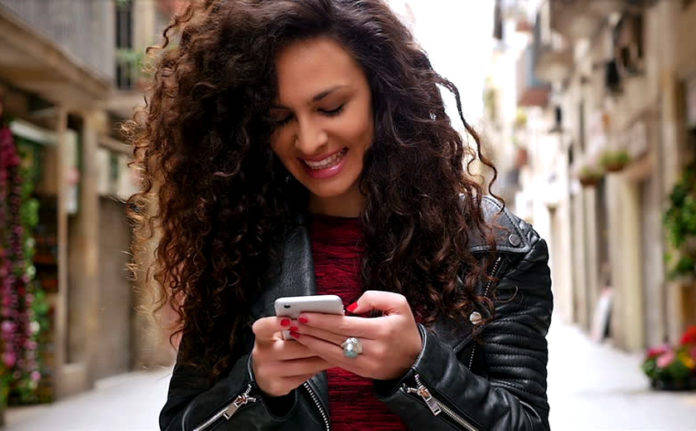 girl with phone indian 5
