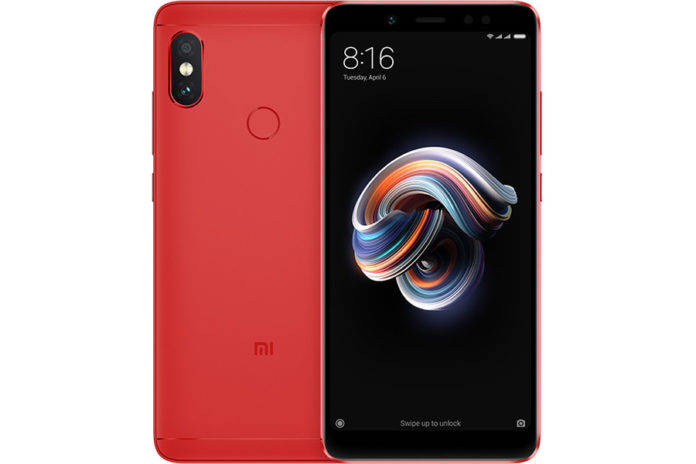 xiaomi redmi note 5 pro red