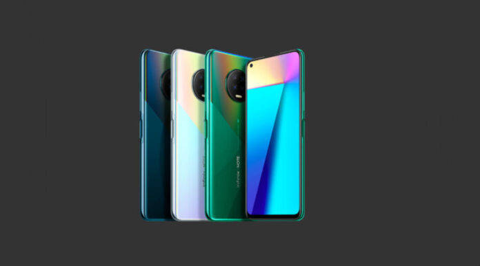 infinix-Note-7-1 Infinix Note 7 मध्ये L-शेप क्वाड कॅमेरा सेटअप आहे.