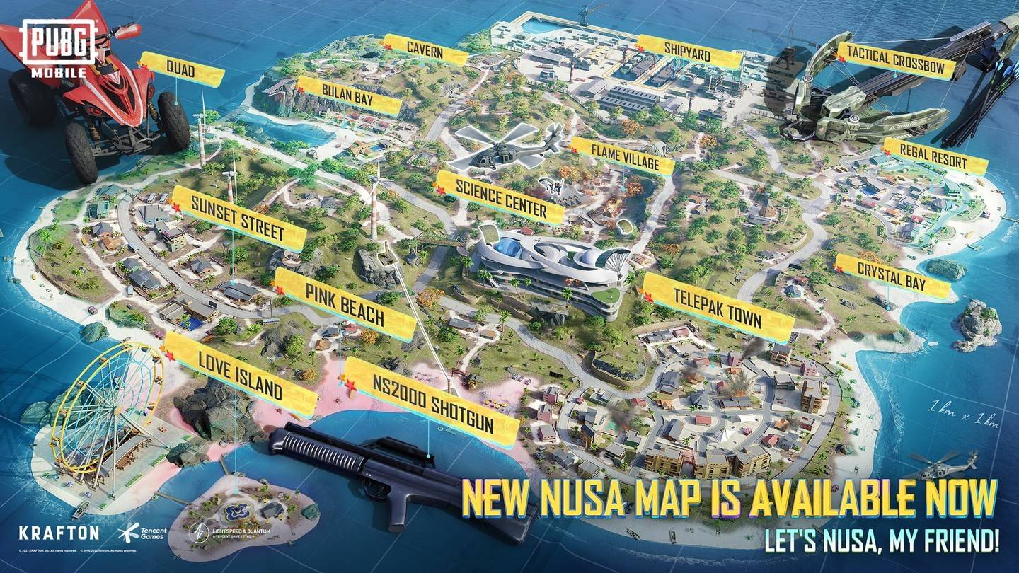 PUBG NUSA MAP