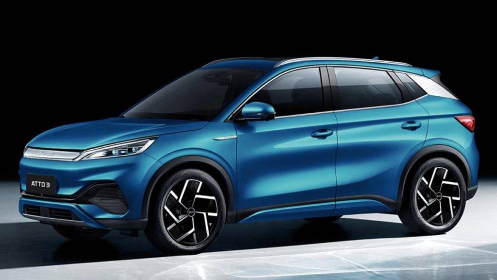 BYD Atto 3 Electric car Spotted Ahead Of india Launch