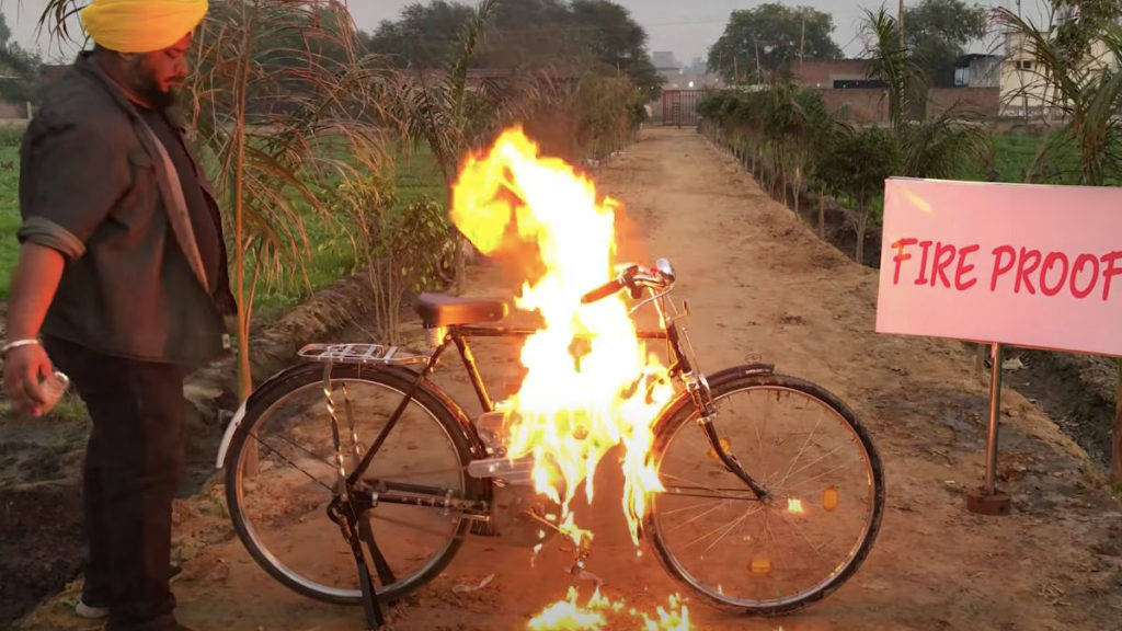 Fire Proof Dhruv Vidyut Electric Cycle