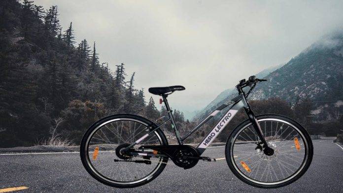 Hero-Lectro-C4 Hero Cheapest Electric Cycle With 30KM Range In Just 5G Mobile Price