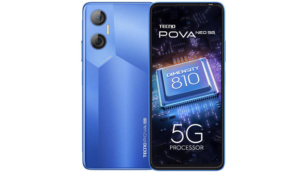 6000mAh Battery 50MP Camera Phone Tecno Pova Neo 5G Launched In India At 15499 Price Check Specifications Details