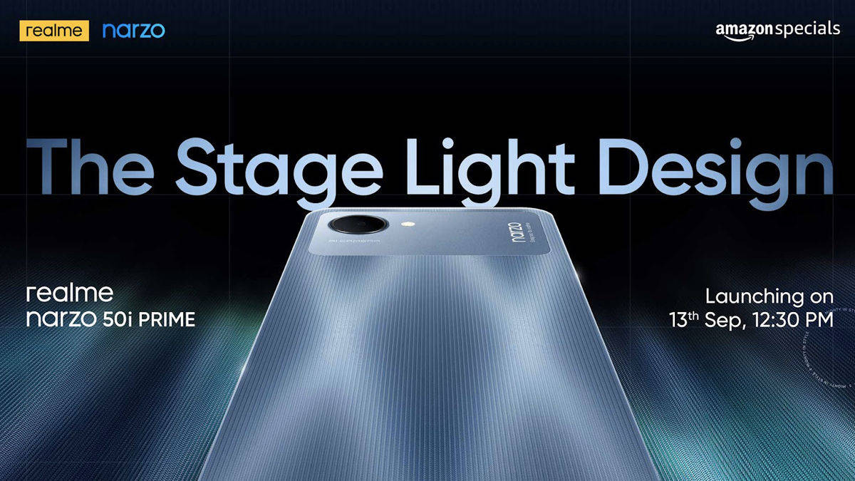 13 September realme narzo 50i Prime india launch date