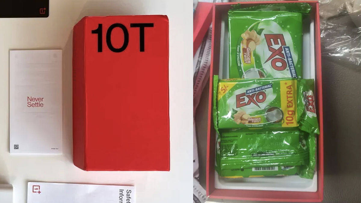 Oneplus 10T 5G Orderd On Amazon Customers Soap Bar In The Box