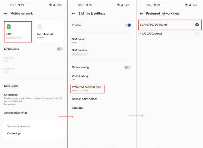 How to get 5g service on 4g sim