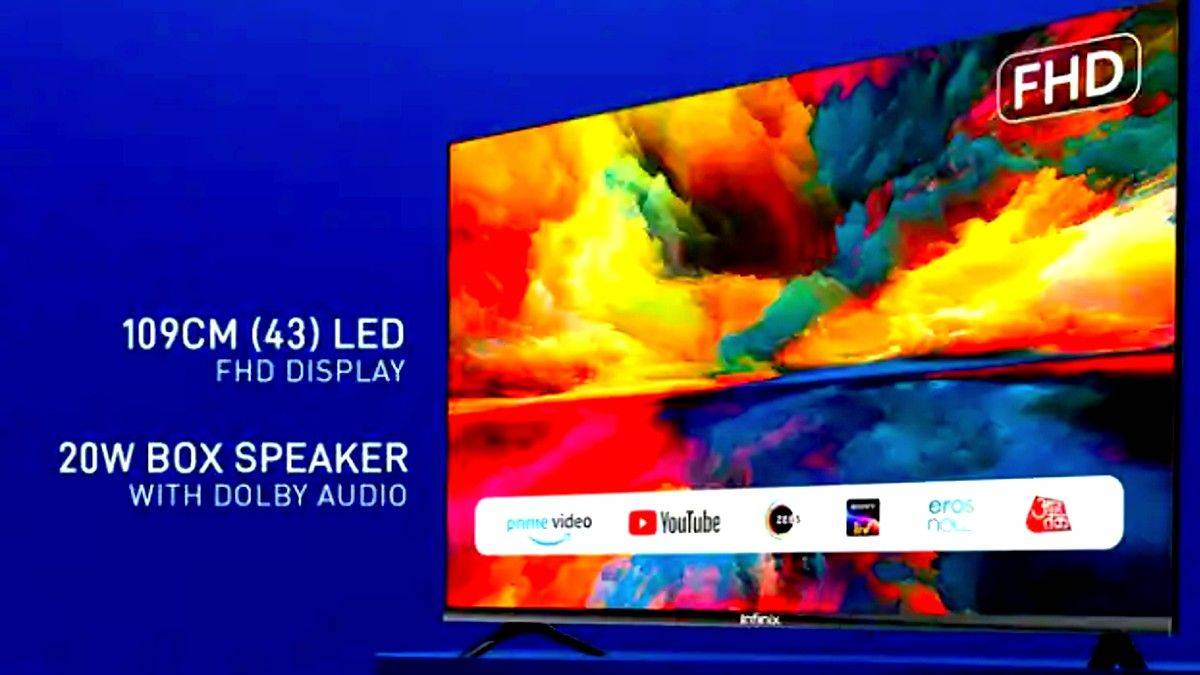 Infinix inbook x2 plus laptop and infinix 43y1 smart tv launched india price specifications