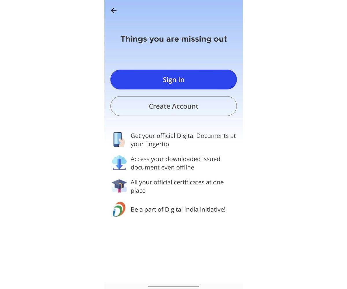 how to start digilocker