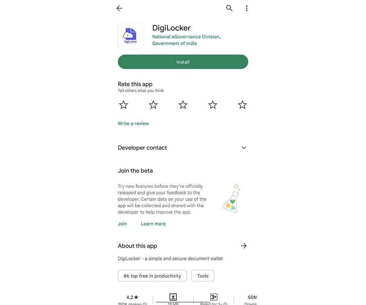 how to start digilocker