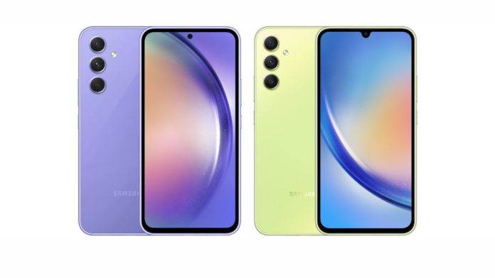 Samsung Galaxy A54 5G and Galaxy A34 5G