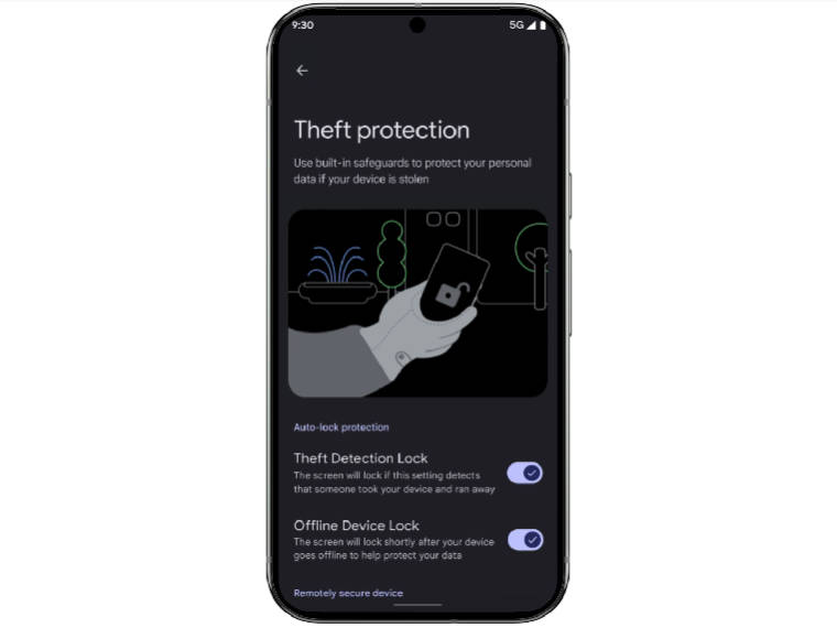 android 15 theft protection