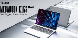 Laptop Tecno Megabook K16S Dijual di Indonesia, Layar 16 Inci Harga Rp 6 Juta