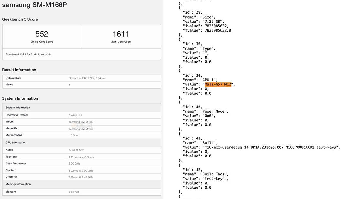 Samsung Galaxy M16 5G Muncul di Geekbench, Pakai MediaTek Dimensity 6300?