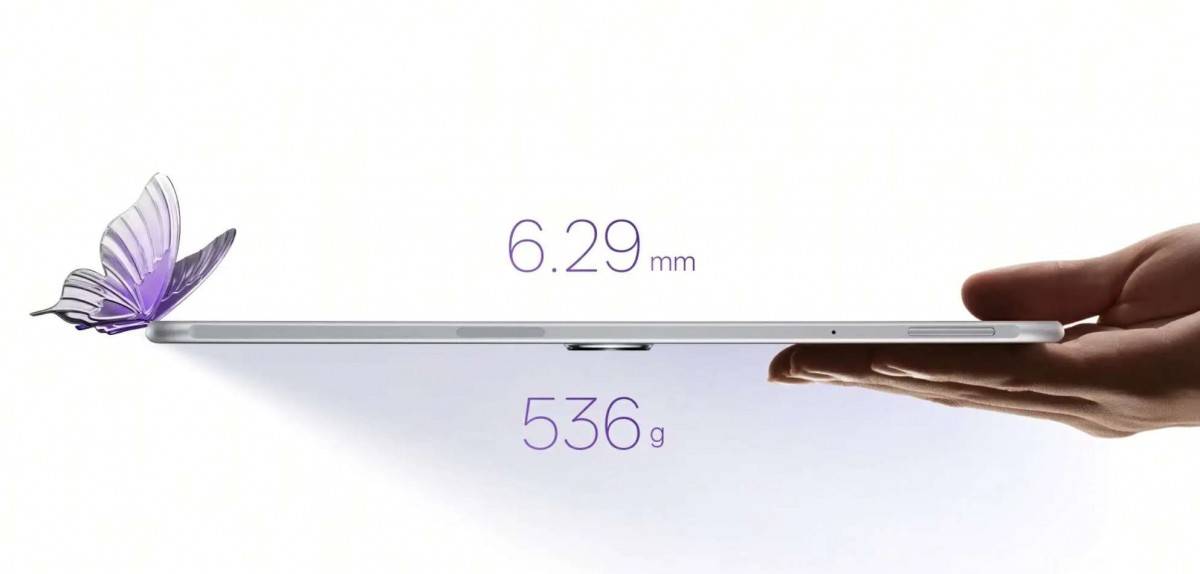ketebalan bodi oppo pad 3