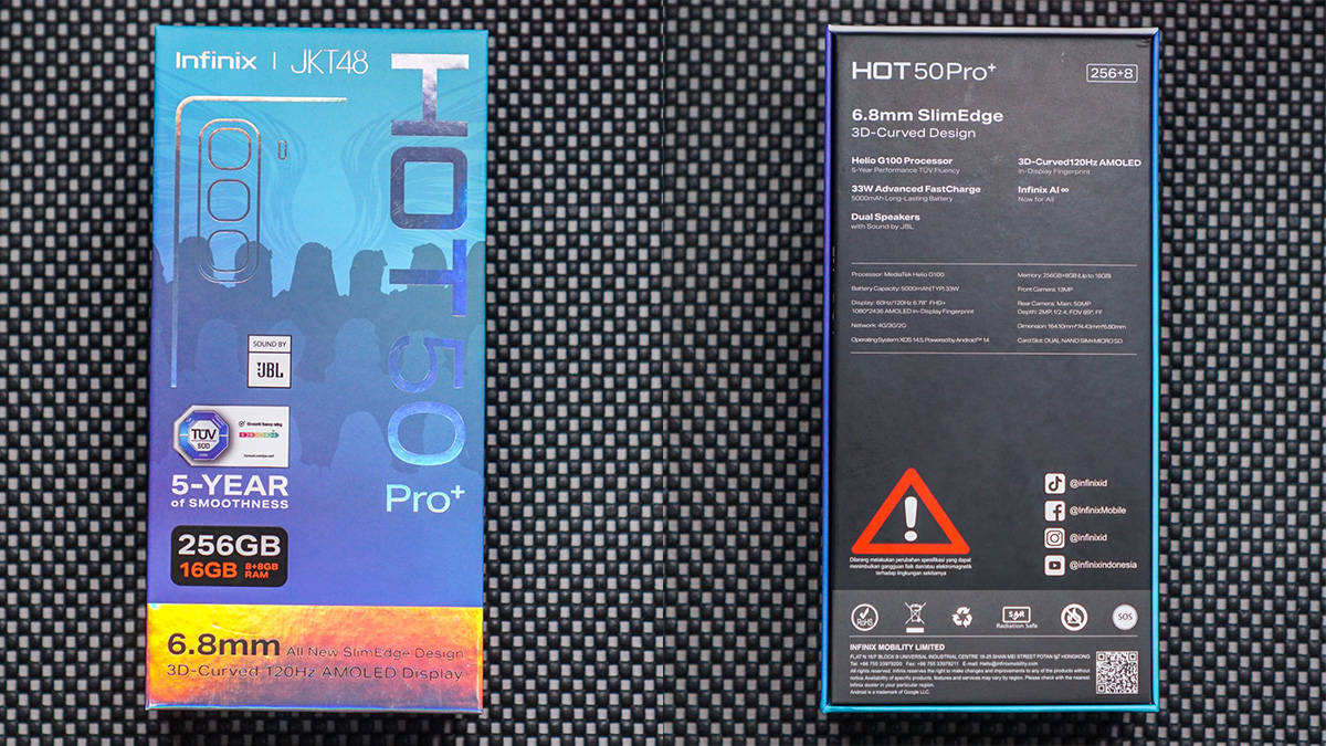 Unboxing dan Hands-on Infinix Note 50 Pro Plus, Paket Aksesori Lengkap