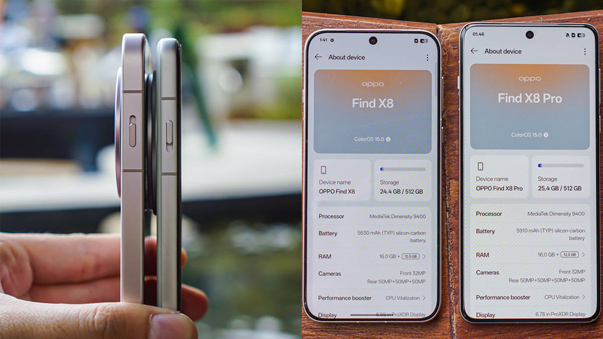 Kesan Pertama Menggenggam Oppo Find X8 dan Find 8X Pro