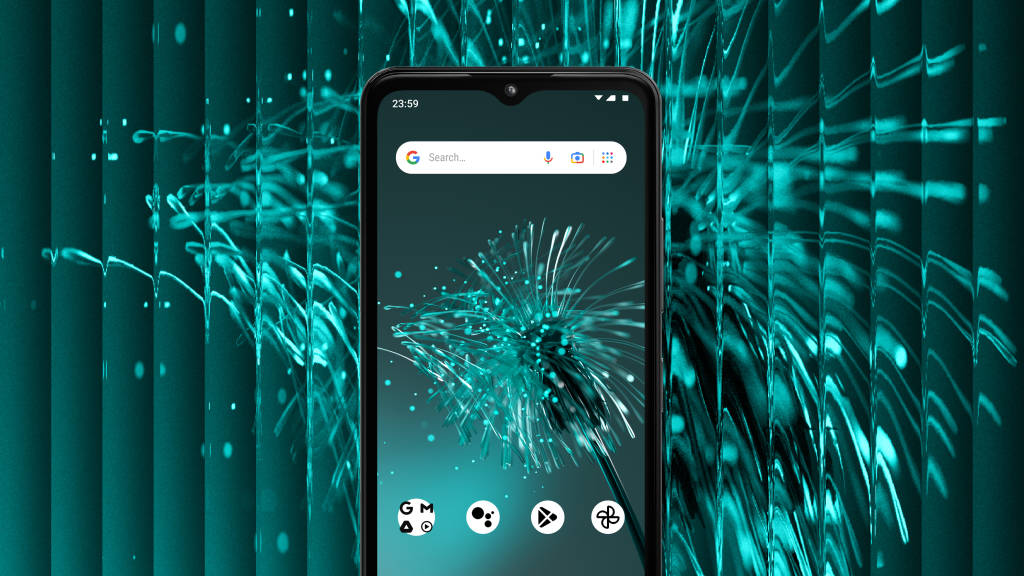HMD Arc meluncur dengan desain poni tetesan air (waterdrop notch).
