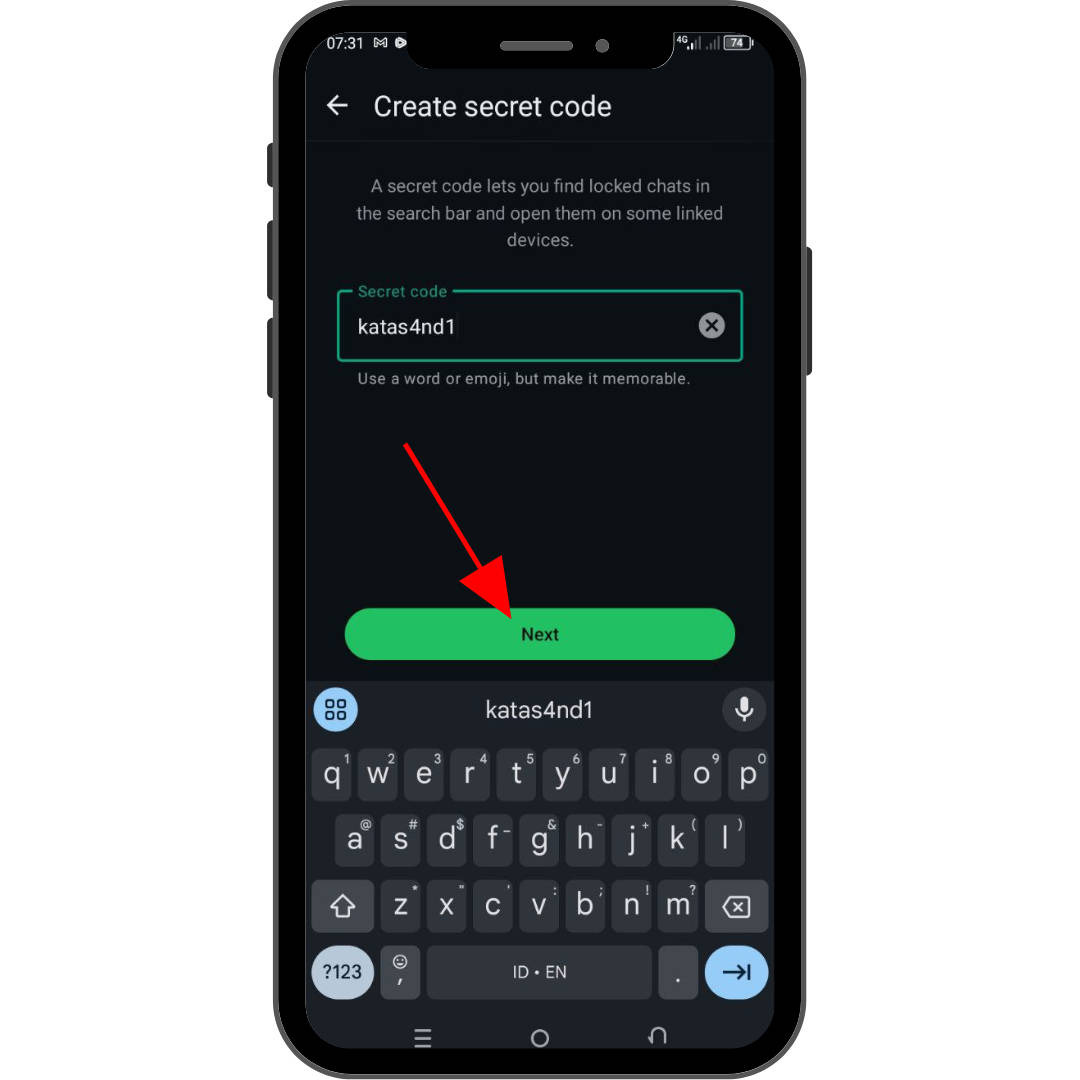 cara mengunci chat whatsapp
