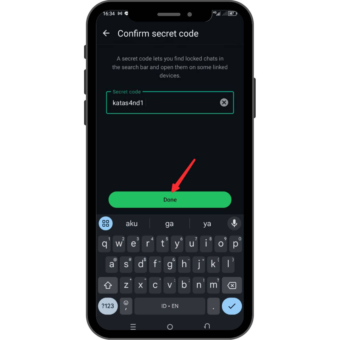 cara mengunci chat whatsapp