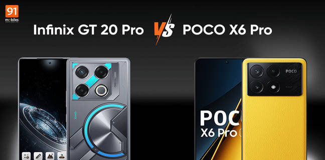 infinix gt 20 pro vs poco x6 pro